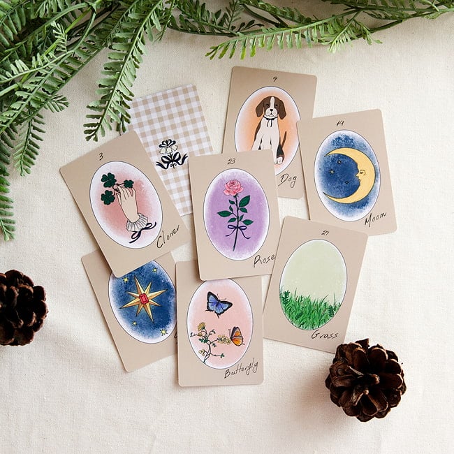 リボンコーヒーカード　ミニ - Ribbon Coffee Cards (Mini) 5 - 扱いやすい大きさです