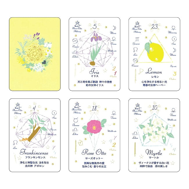 hosi7 フラワーカラー・アルケミーオラクル - hosi7 Flower Color Alchemy Oracle 2 - すてきなカードです