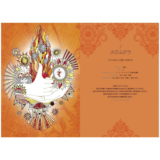 ムドラ フォア モダン ライフ　はじめてのムドラ: 火 風 空 地 水 心のムドラ - Mudra for Modern Life: Your First Mudras: Fire, Wind, Sp 3 - すてきなカードです