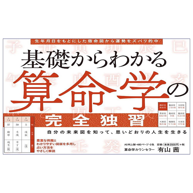 算命学の完全独習 - Complete self-study of Sanmei-gaku (Chinese astrology) from the basics 2 - すてきなカードです