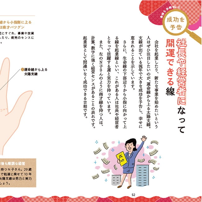 金持ち手相占い - Palm Reading for the Wealthy 2 - すてきなカードです