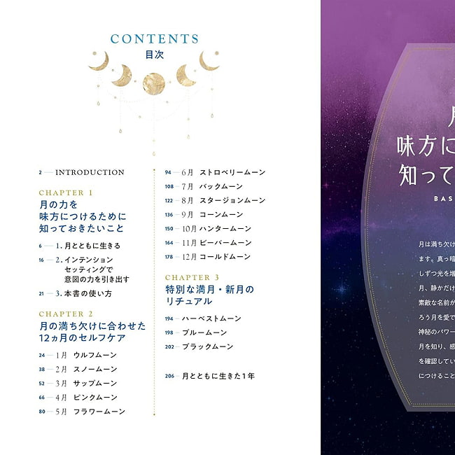 12ヵ月のムーンリチュアルBOOK - 12-Month Moon Ritual Book 2 - すてきなカードです