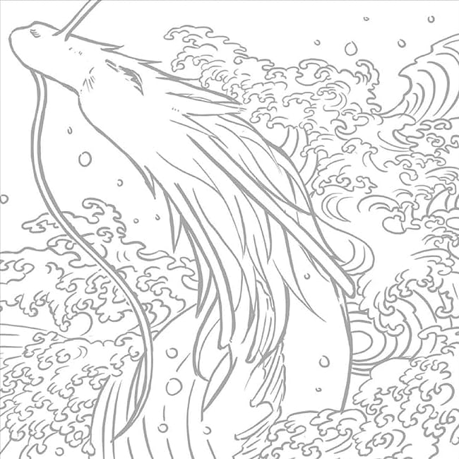  龍神なぞり描き - Super Luck with Feng Shui & Guardian Dragon Divination: Dragon God Tracing 5 - 