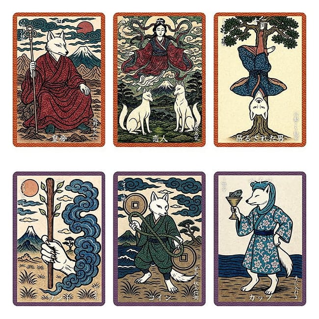 日本のお稲荷様TAROT - Japanese Inari TAROT 2 - すてきなカードです