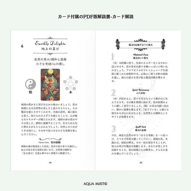 精霊たちが彩る魔法の贈り物フェアリーオラクルカード解説書 - A Magical Gift Adorned by Spirits: Fairy Oracle Card Guidebook 3 - あなたはなにを問いますか?