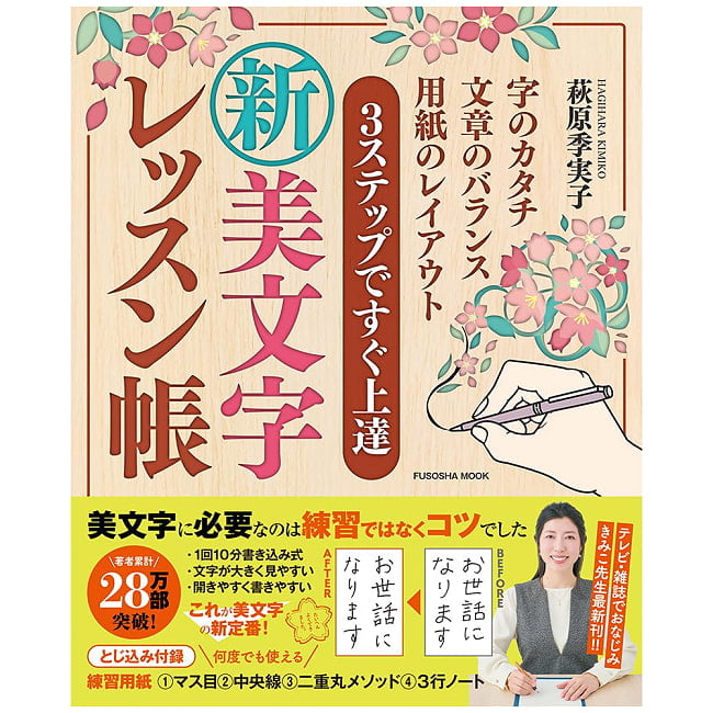 ３ステップですぐ上達　新・美文字レッスン帳 - Improve Quickly in 3 Steps New Beautiful Handwriting Lesson Bookの写真