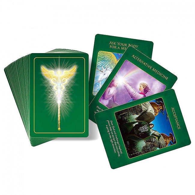 大天使ラファエルオラクルカード - Archangel Rafael Oracle Card 2 - カードはこのような感じ