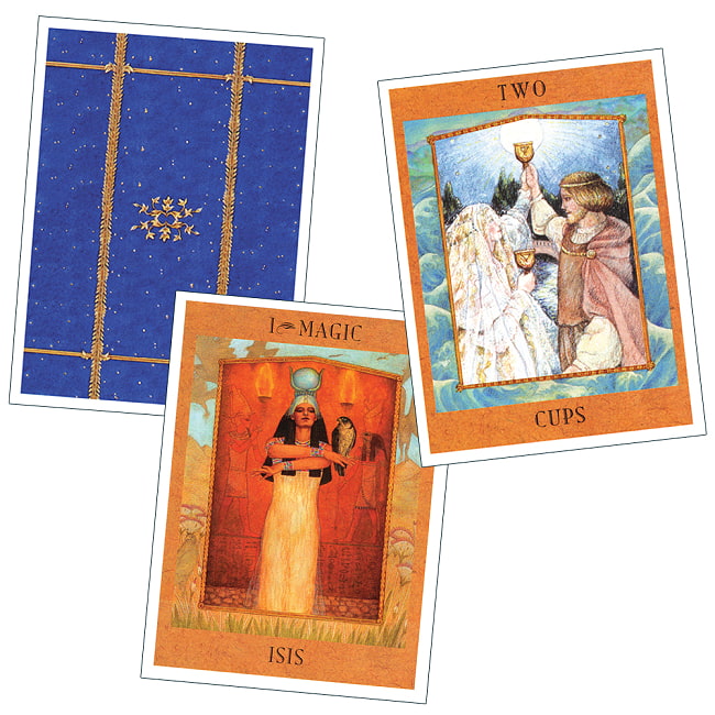 女神タロットデッキ&ブックセット - The Goddess Tarot Deck&Book Set 2 - カードはこのような感じ