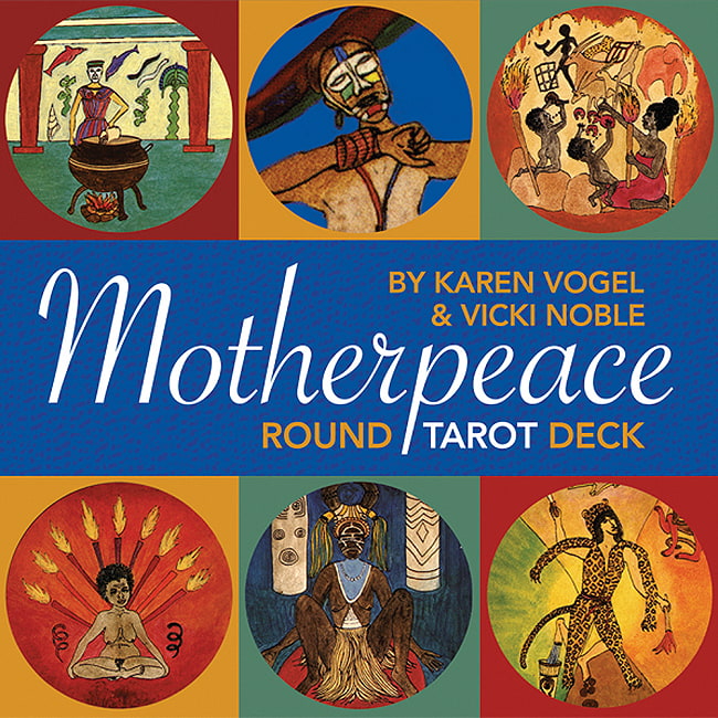 マザーピースラウンドタロットデッキ - Motherpeace Round Tarot Deckの写真1枚目です。神秘の世界へオラクルカード,占い,カード占い,タロット