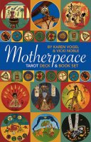 ミニマザーピースラウンドタロットデッキ&ブックセット - Mini Motherpeace Round Tarot Deck & Book Set(ID-SPI-308)