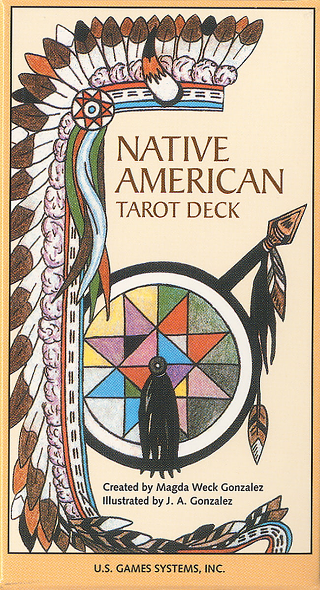 ネイティブアメリカンのタロットデッキ - Native American Tarot Deckの写真1枚目です。神秘の世界へオラクルカード,占い,カード占い,タロット