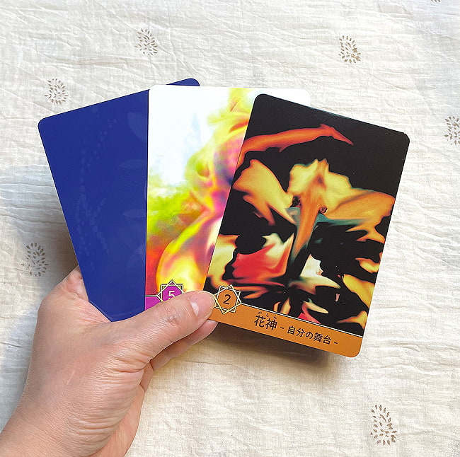 エナジープロデュースカード【新装版】 - Energy Produce Card [New Edition] 4 - カードの大きさはこのくらい。カードを持っている手は、手の付け根から中指の先までで約17cmです。