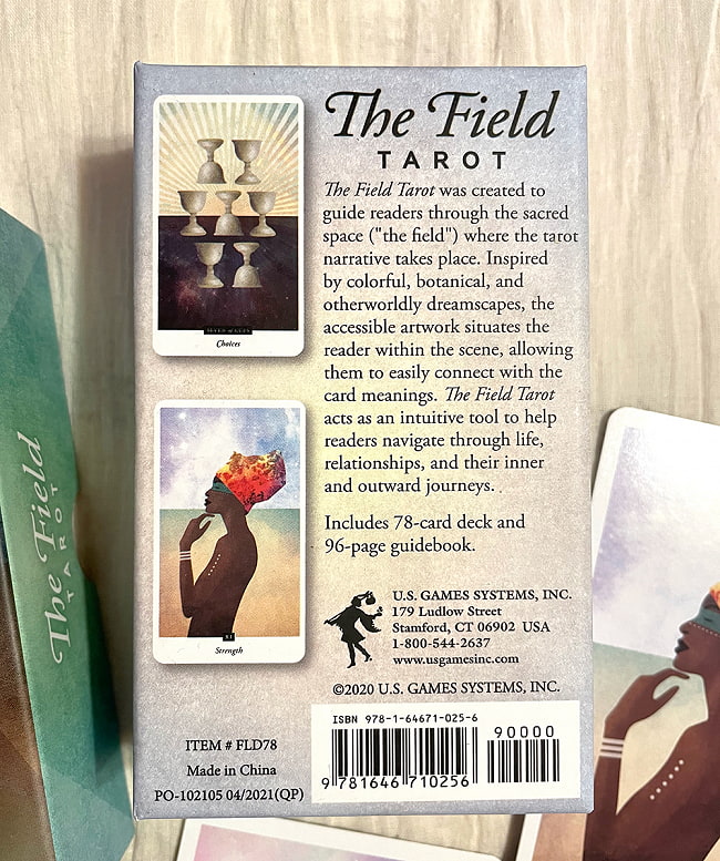 フィールドタロット - Field tarot 7 - 箱裏面、あなたは何を占う？