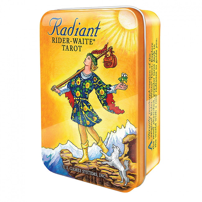 缶入りのRadiantRider-WaiteR - Canned Radiant Rider-Waite Rの写真1枚目です。素敵なカードですオラクルカード,占い,カード占い,タロット