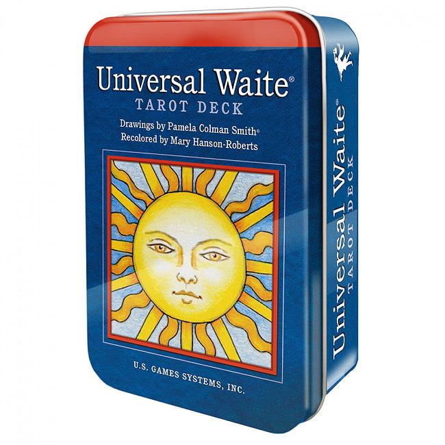 Universal Weight®タロットデッキ 缶入り - Canned Universal Weight® Tarot Deckの写真1枚目です。素敵なカードですオラクルカード,占い,カード占い,タロット