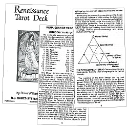 ルネッサンスタロット - Renaissance Tarot Deck - サブ3