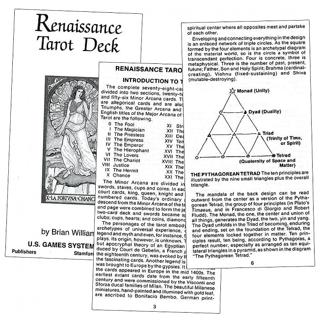 ルネッサンスタロット - Renaissance Tarot Deck 3 - 素敵なカードです