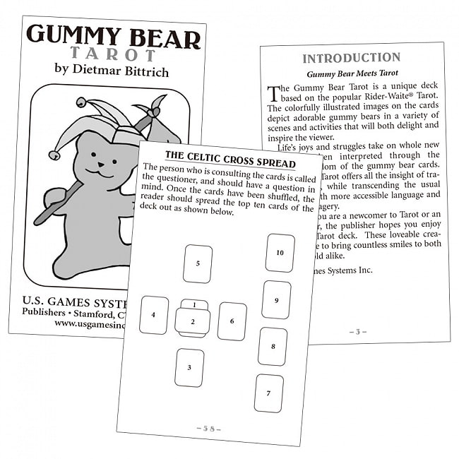グミベアタロット缶入り - Gummy bear tarot deck 3 - 素敵なカードです