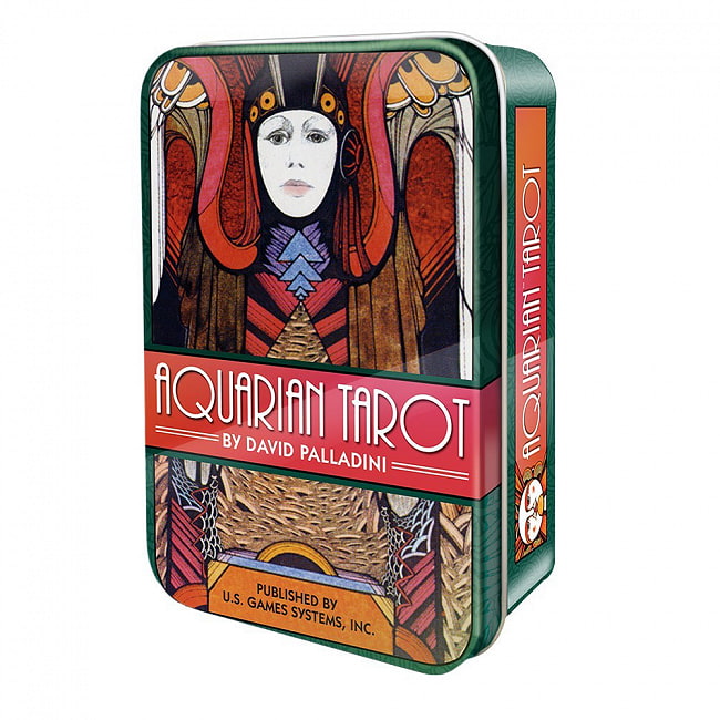 アクアリアンタロット 特性缶入り - Canned aquarian tarotの写真オラクルカード,占い,カード占い,タロット