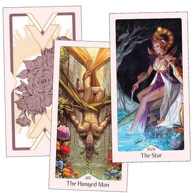 ヘブンリーブルームタロットデッキ - Heavenly Bloom Tarot Deck 2 - 素敵なカードです