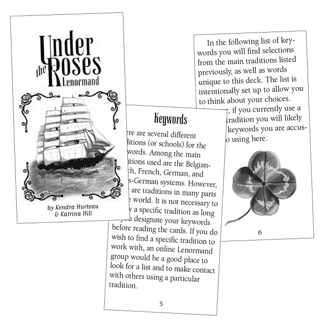 バラのルノルマンの下で - Under the rose Lenorman 3 - 素敵なカードです