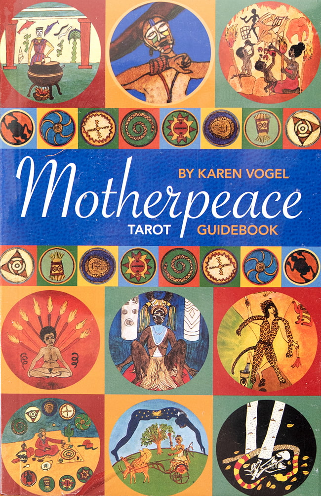 マザーピースラウンドタロットデッキブック - Motherpeace Round Tarot Deck Book〔英語解説本のみ〕の写真1枚目です。商品写真です占い,ルノルマン,オラクル,Lenorman