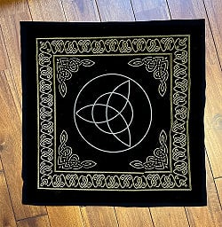 タロットテーブル クロス（ウィッカ）- Tarot Table Cross (Wicca) - サブ3