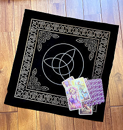 タロットテーブル クロス（ウィッカ）- Tarot Table Cross (Wicca)
