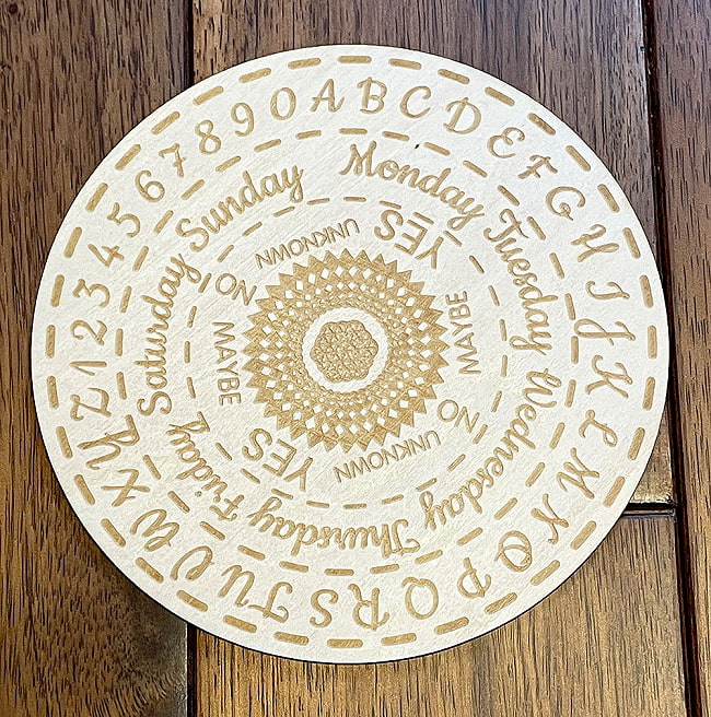 ダウジングボード（フラワーオフライフトーラス）- Dowsing Board (Flower Off Life Torus)の写真