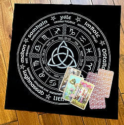 タロットテーブル クロス（アストロロジーウィッカ）- Tarot Table Cross (astrologyWicca)の商品写真