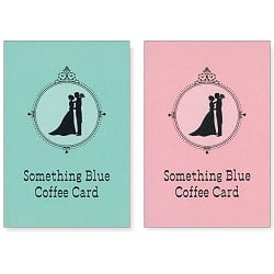 サムシングブルーコーヒーカード - Something Blue Coffee Cardの商品写真