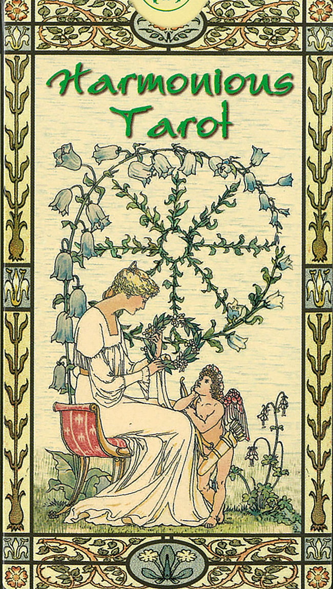 ハーモニアスタロットカード - Harmonia Tarot Cardの写真1枚目です。表紙は10番ホイールオラクルカード,占い,カード占い,タロット