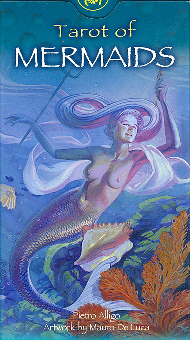 マーメイドタロットカード - Mermaid tarot cardの写真1枚目です。人魚です。人魚＠＠これはマジシャンのカード？？オラクルカード,占い,カード占い,タロット