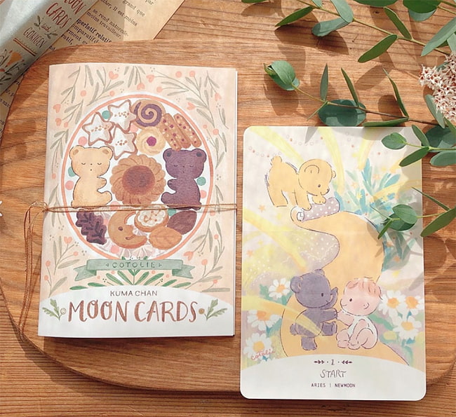 コトリエ クマチャンムーンカード - cotolie KUMACHAN MOON CARDS 2 - 素敵なカードです