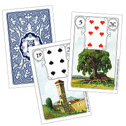 ブルーオウルルノルマンカード - Blue Owl Lenormand Card - サブ2