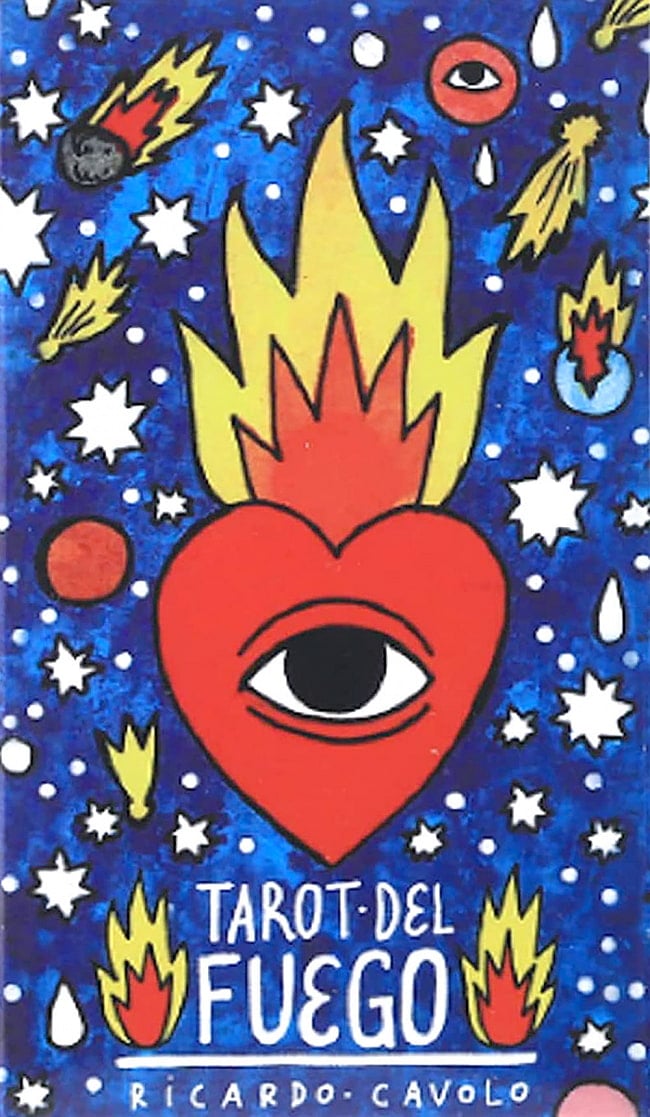 炎のタロットカード - TAROT DEL FUEGOの写真オラクルカード,占い,カード占い,タロット