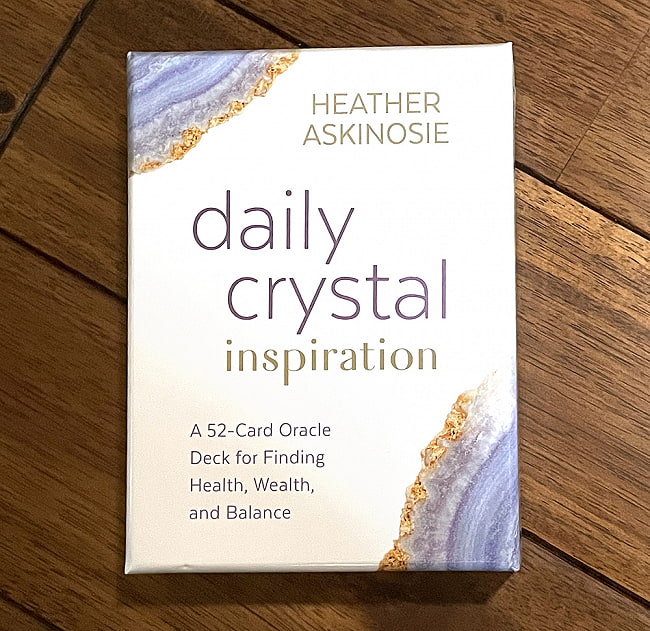 デイリークリスタルインスピレーション - Daily Crystal Inspirationの写真1枚目です。パッケージ写真ですオラクルカード,占い,カード占い,タロット