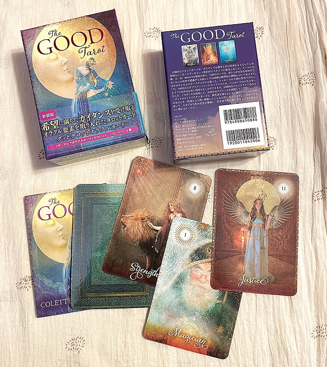 グッドタロットオラクルカード〈新装版〉 - Good Tarot Oracle Card  【New Edition】 2 - 素敵なカードです。8番が力、11番が正義のかーどですのでウェイト版かな、