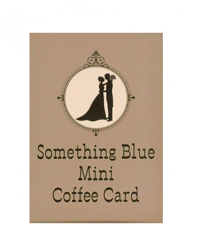 サムシングブルー　ミニコーヒーカード - Something Blue mini coffee cardの写真1枚目です。オラクルカード,占い,カード占い,タロット
