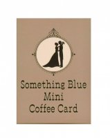 サムシングブルー ミニコーヒーカード - Something Blue mini coffee card(ID-SPI-689)