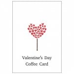 バレンタインコーヒーカード - valentine coffee card