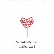 バレンタインコーヒーカード - valentine coffee card