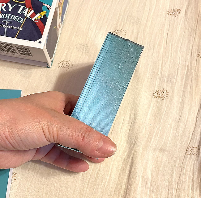 フェアリーテイルタロットカード - Fairy Tail Tarot Card 6 - 側面は、ブルーエッジです。