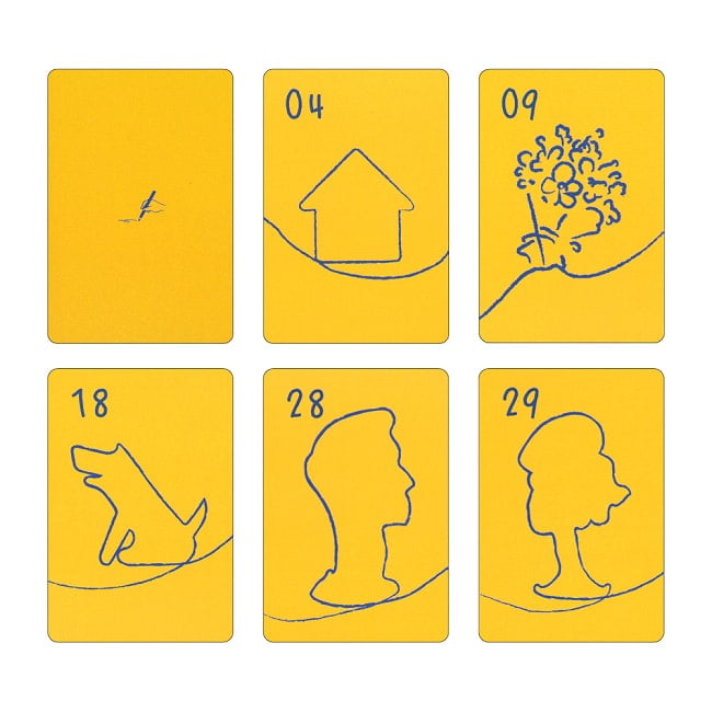 イエロールノルマンカード - yellow lenormand card 2 - 