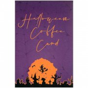ハロウィンコーヒーカード - halloween coffee cards