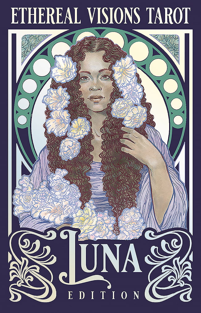 エーテルビジョンタロット：ルナルナ エディション - Ethereal Visions Tarot: Luna Editionの写真1枚目です。素敵なカードです、あなたはなにを問いますか？
オラクルカード,占い,カード占い,タロット