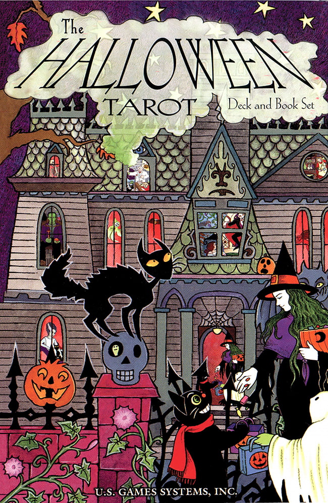 ハロウィンタロットデッキ/ブックセット - Halloween Tarot Deck/Book Setの写真1枚目です。素敵なカードです、あなたはなにを問いますか？
オラクルカード,占い,カード占い,タロット