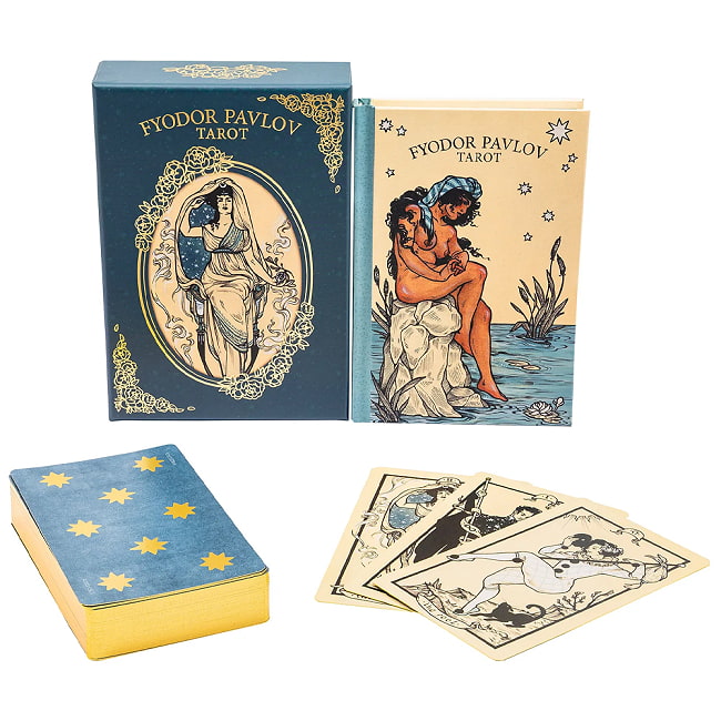 フョードル・パブロフのタロット - Fyodor Pavlov Tarot 2 - カードは金のエッジ、豪華解説書付き(英語)