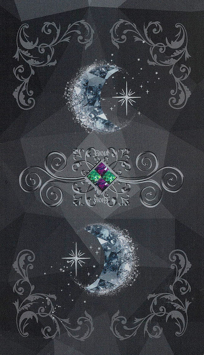 ジュエルカラーオラクルカード「星月夜」 - Jewel Color Oracle Card -Starry Night- 3 - 箱裏には、カードの背景や物語が