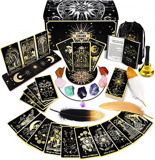 ムーンミッドナイトエネルギービギナーズタロットセット - Moon Midnight Energy Beginners Tarot Setの写真1枚目です。素敵なカードです、あなたはなにを問いますか？
オラクルカード,占い,カード占い,タロット